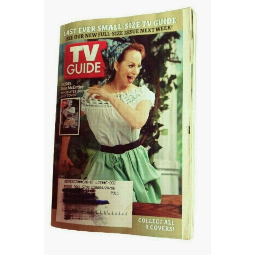 TV Guide Reba McEntire as Lucy Cover 2005 Last Issue Collectible Small Size VTG